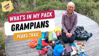 Grampians Peaks Trail - Everything you Need to Pack Explained in 5 Categories