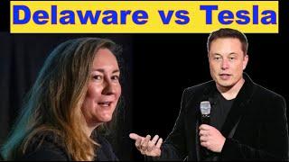 Delaware vs Tesla - Judge vs Elon Musk - Clip