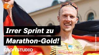 Historisches EM-Gold im Marathon | European Championships München 2022 | sportstudio