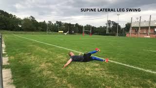 Supine Lateral Leg Swing - Upside Strength Exercise Library