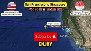 Route Explorers | San Francisco to Singapore: A Look at sfo to singapore Route Flightradar24