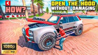 HOW TO OPEN THE HOOD WITHOUT DAMAGING THE CAR? | OFF THE ROAD HD OPEN WORLD DRIVING GAME