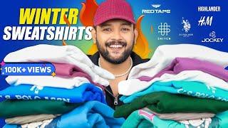 Best Budget Myntra Sweatshirts For (Winter) Men  Snitch, Red Tape H&M Haul 2024 | ONE CHANCE