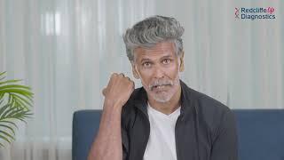 Milind Soman Endorses Redcliffe Life Diagnostics - India's Most Trusted Diagnostics Lab