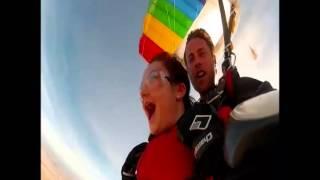 Jennifer goes skydiving