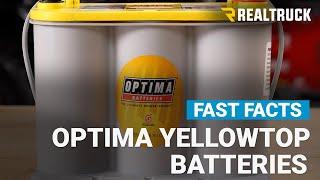 OPTIMA YELLOWTOP Automotive Batteries Fast Facts