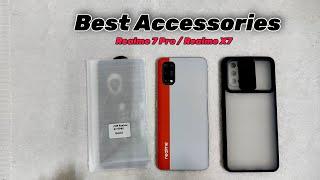 Best Accessories for Realme 7 Pro | Gaming Tempered Glass for Realme X7 | Camera Shutter Back Cover