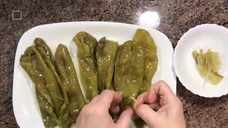 فلفل حلو طرشي 🫑🫑🫑 مقلي بلا زيت بطريقة صحية️  و النتيجة هاااايلة 