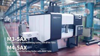 M3/M4-5AX | 5 Axis CNC Milling Machine | Machining Center | HWACHEON | KOREA | CNC밀링 | 5축 머시닝센터 | 화천