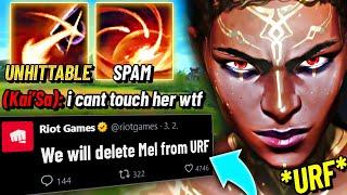 MEL WILL BE *DELETED* FROM URF (SHE'S TOO BROKEN)