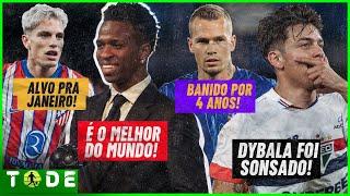 Ué...RODRI NÃO FOI no THE BEST? l SPFC SONDA DYBALA l MUDRYK BANIDO por DOPING? l GARNACHO e+