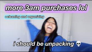 MOVING VLOG PART 2 SHOPPING + CLEANING | honeybobabear