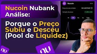 NUCOIN Nubank ANALISE Tecnica - Porque do PREÇO das Nucoins SUBINDO e CAINDO | Pool de LIQUIDEZ