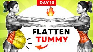 Flatten Your Tummy & Lose Weight 30 Minute Best Standing Ab Exercises | 2 Week Challenge : DAY 10