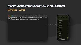 Wireless file transfer between android and Mac | ADB for Mac
