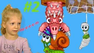 Детская игра про улитку Snail Bob 2 – УЛИТКУ СЪЕЛ ПАУК! Мультик игра для малышей! Часть #2