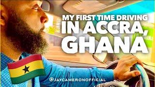 **WOW** My First Time Driving In These Ghana Streets 