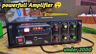 4440 double ic amplifier unboxing review // sounds testing // best power amplifier