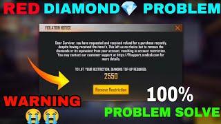 FREEFIRE DIAMOND RESTRICTION PROBLEM SOLVED FREEFIRE ACCOUNT DIAMOND RESTRICTION FF DIAMOND MINESS