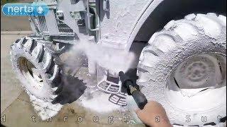 Tractor wash with Nerta Active Diamond Foam