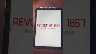 Notes on Revolt of 1857 #goodnotes