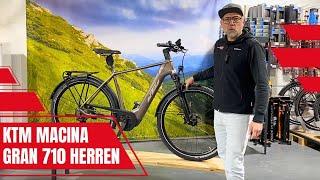 KTM Macina Gran 710 Herren E-Bike Vorstellung | 750Wh Akku, Bosch performance CX Motor, Smart System