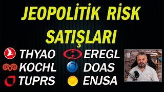 KÜRESEL BORSALARLA BİRLİKTE BİZ DE DÜŞTÜK... | #thyao #kchol #tuprs #eregl #borsa #altın