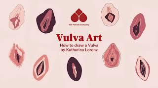 Vulvaart mit Katharina Lorenz | How to Draw a Vulva | Aufbau der Vulva | The Female Company