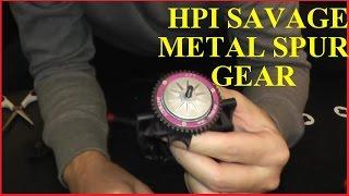 AbuseRC: HPI Savage Metal Spur Gear Install