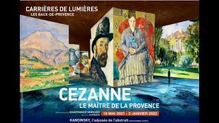 Carrières de lumières - Les baux de Provence - CEZANNE / KANDINSKY - extrait du spectacle