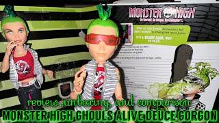 MONSTER HIGH GHOULS ALIVE DEUCE GORGON: review, unboxing and comparison to original