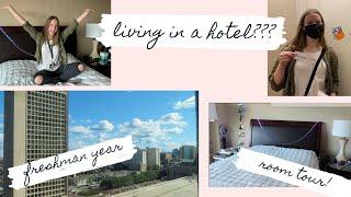 NORTHEASTERN UNIVERSITY ROOM TOUR - NUin BOSTON HOTEL!!