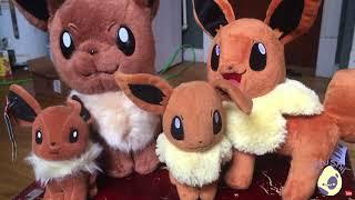 THE BEST POKEMON PLUSH EVER MADE??? 1:1 scale, life size stuffed Eevee review