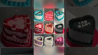 Cake compilation #64 #heart #shape #cake #cakedesign #cakedecorating #asmr