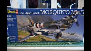 Mosquito De Havilland MK IV 1/32 scale completed build by Revell.