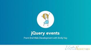 jQuery events | a beginners guide to using events in jQuery