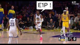 Explain: Kuminga returns and helps Steph Curry close out the LeBron-Luka Lakers