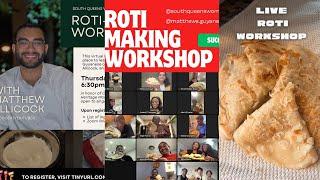 ZOOM Roti Making Class! || Guyanese Oil Roti #southqueenswomansmarch