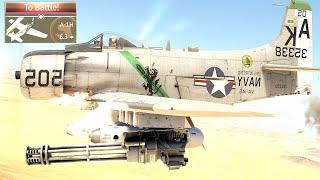 This video is about the A-1H DOUGLAS in War Thunder - 48,000 ROUNDS PER MINUTE