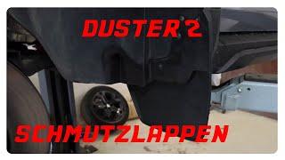 Dacia Duster 2 Phase 2 - Schmutzlappen montieren und Werkstattpfusch ?!?