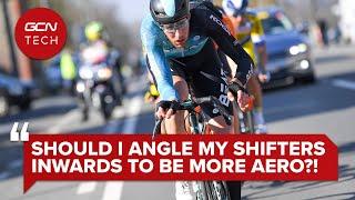 Should You Turn Your Shifters Inwards To Get More Aero? | GCN Tech Clinic #AskGCNTech