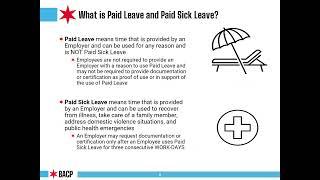 Overview of Chicago's Paid Leave and Paid Sick and Safe Leave Ordinance