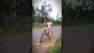 how to do wheelie.  # viral #reels