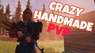 Using crazy GOD ROLL handmade to grief and kill players (fallout 76 pvp)