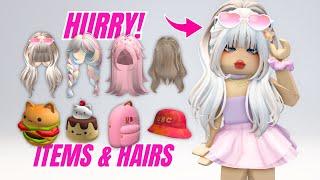 HURRY! GET FREE ITEMS AND HAIRS! 