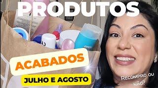 PRODUTOS ACABADOS | RECOMPRO OU NÃO| Perfume | Corpo | Cabelo | Maquiagem ️