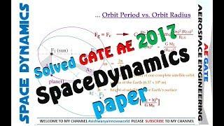 Space Dynamics || GATE 2017 Solved MCQ || @innovaworld  #aerospaceengineering