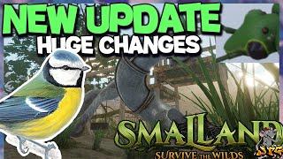 SMALLAND HUGE UPDATE INCOMING! New Forbidden Area! Blue Tit Boss! Creature And Character Leveling!