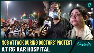 Kolkata Doctor Case Turns Violent: Unknown Mob Vandalizes RG Kar Medical College| Ground Report