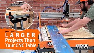 How To Make Larger Projects Than Your CNC Table Size | ToolsToday